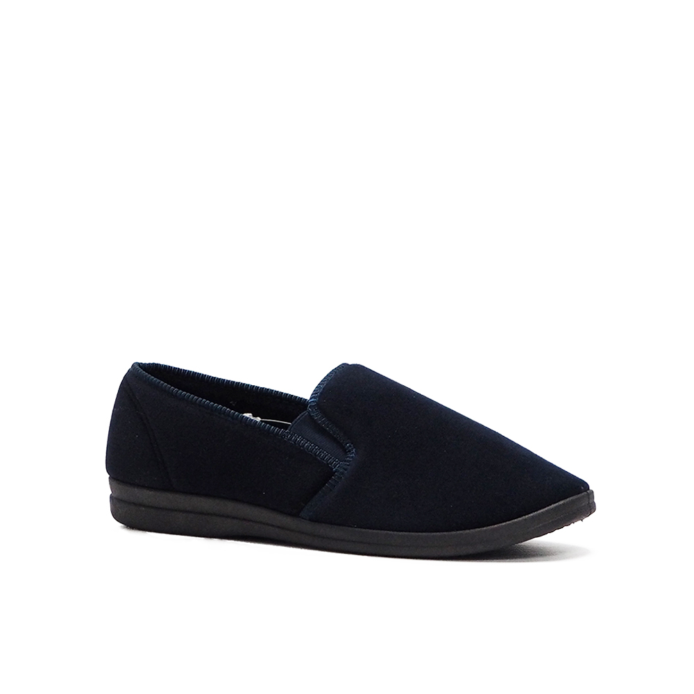 Grosby Percy Navy Slipper | K’s Shoes